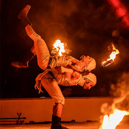 Acrobatic Fire Act Image1