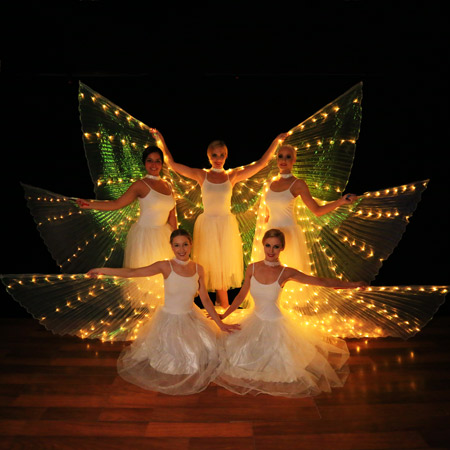 LED Wings Dance Act Australia Image1